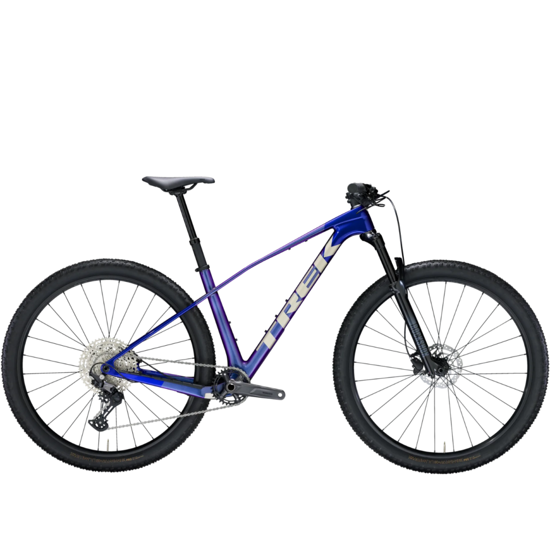 Trek Procaliber 9.5 Gen 3 purple flip/hex blue